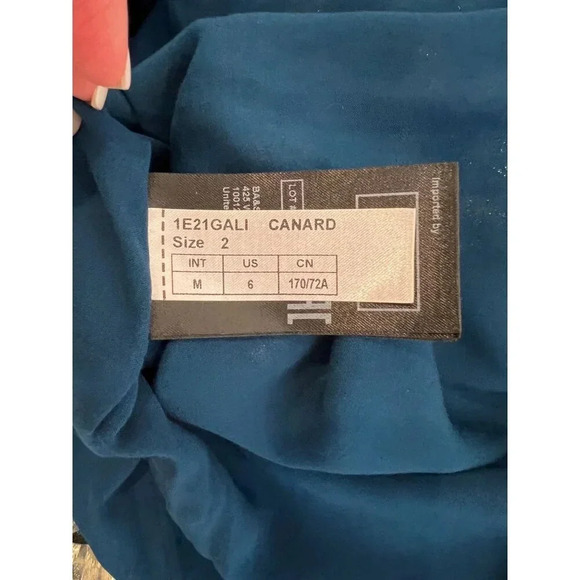 ba&sh Black and Cream Maxi Skirt - Picture 7 of 14